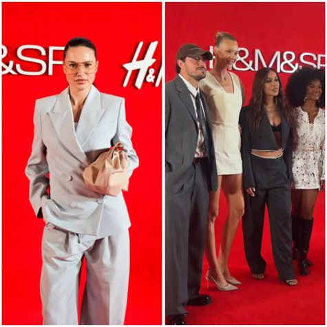 Адриана Лима, Наоми Кембъл и Анита на откриване на H&M в Бразилия