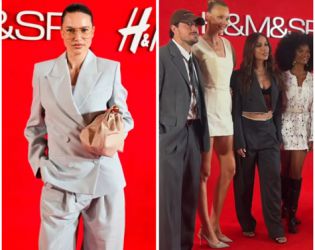 Адриана Лима, Наоми Кембъл и Анита на откриване на H&M в Бразилия