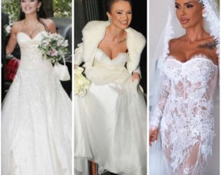 Мария в света на модата: 4 брака и 3 сватбени рокли