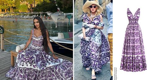 Лияна и Мадона с еднакви рокли на Dolce & Gabbana