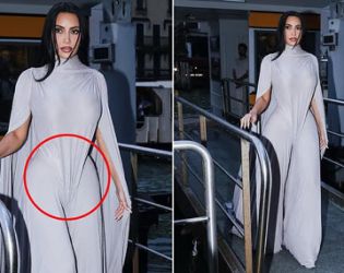 Ким Кардашиян с впит гащеризон във Венеция: Да или не?