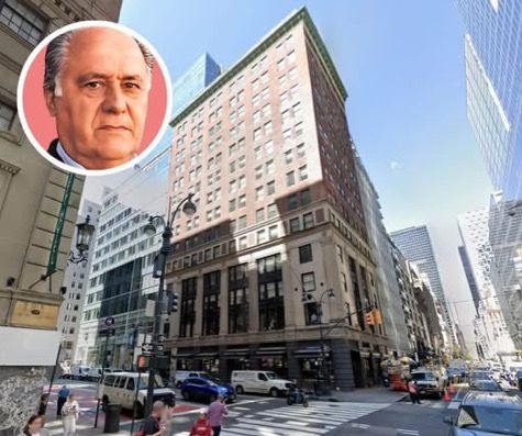 Основателят на Zara Амансио Ортега продаде офис кула в Ню Йорк с близо 60% загуба