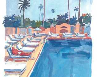Ървинг В. Линк: 42 години край басейна на Beverly Hills Hotel