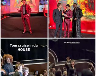 Порязов с Том Круз на премиерата на Running Man в Лондон