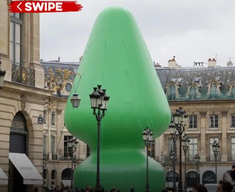 Париж никога няма да забрави коледната елха от 2014-та