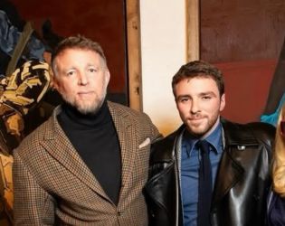 Роко Ричи с Мадона и Гай Ричи на изложба