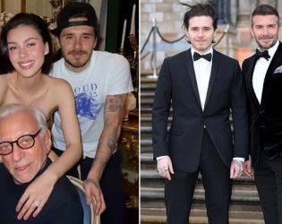 Как жена му издържа Бруклин Бекъм, скарана с Виктория, че облякла Валентино, а не нейна рокля на сва