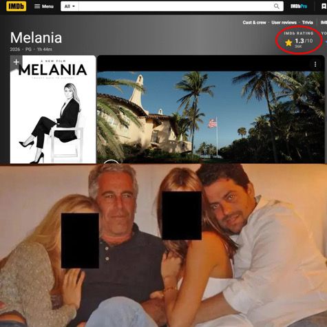Документалният филм за Мелания Тръмп е с най-ниската оценка в IMDb