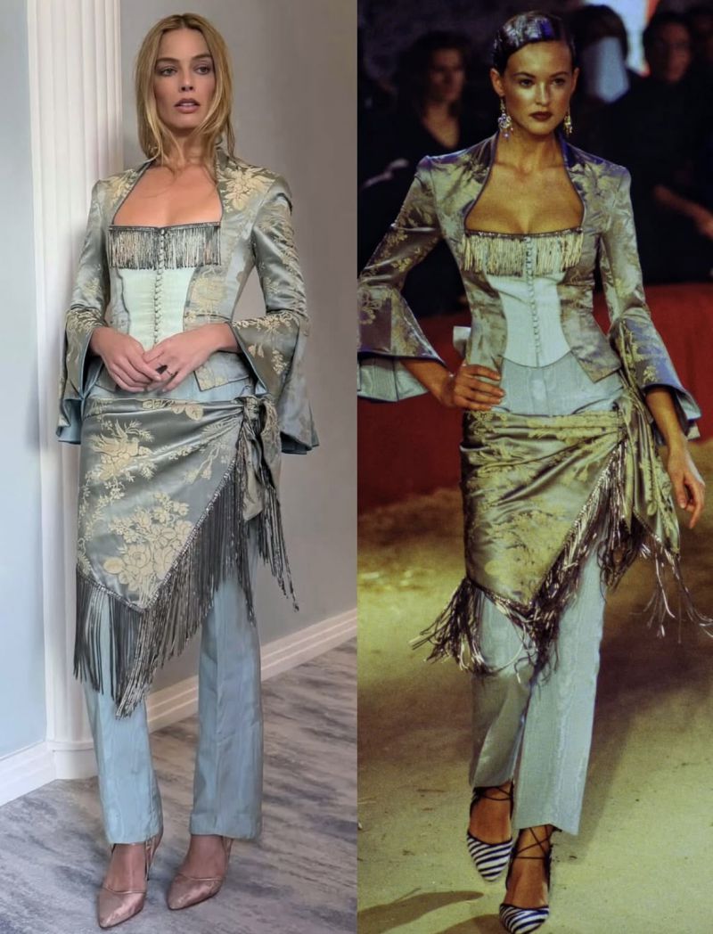 Марго Роби с винтидж Галиано