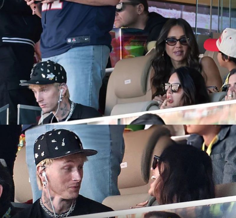 Гришо тренира, а половинката му Ейса Гонзалес се забавлява на Супербоул с Машин Гън Кели