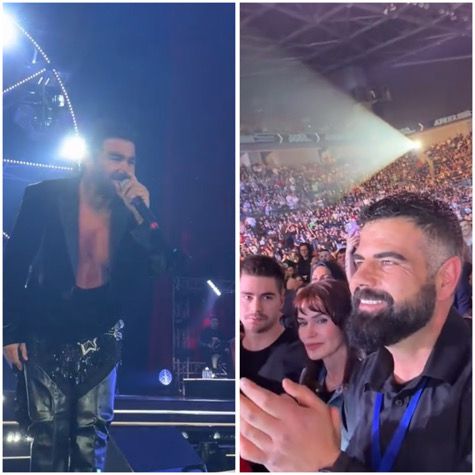 Азис показа съпруга си на концерта 