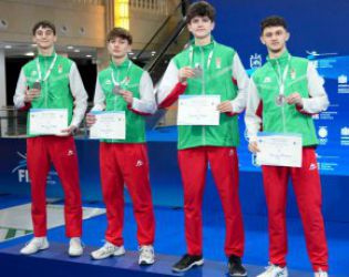 Вицешампиони сме на Европа на сабя за кадети