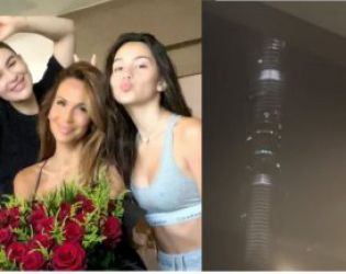 Прихванаха иранска ракета пред вкъщи: И. Бакалова с 2-те деца от Дубай (ВИДЕО)