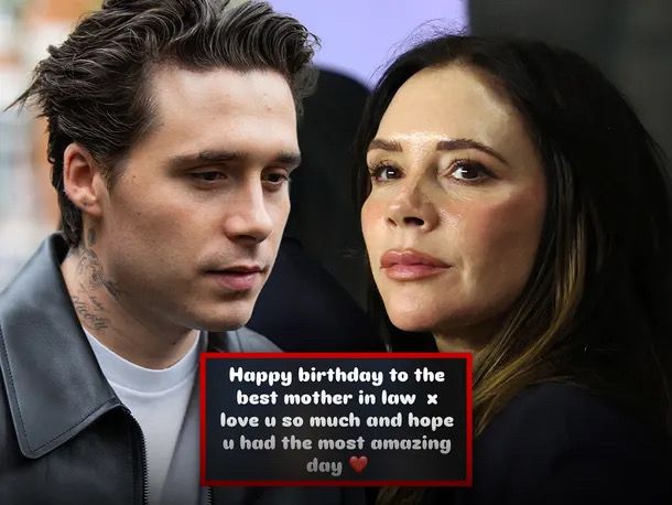 Бруклин Бекъм не честити на мама Бекъм деня на майката, но не пропусна да се подмаже на тъщата