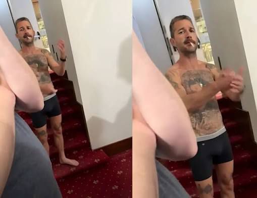 Шая Лебьоф пиян в лоби на хотел