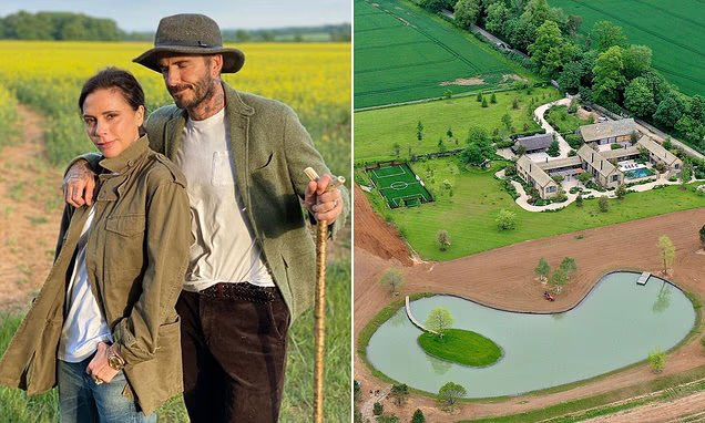 Бекъмови със собствена „гора-крепост“ за милиони