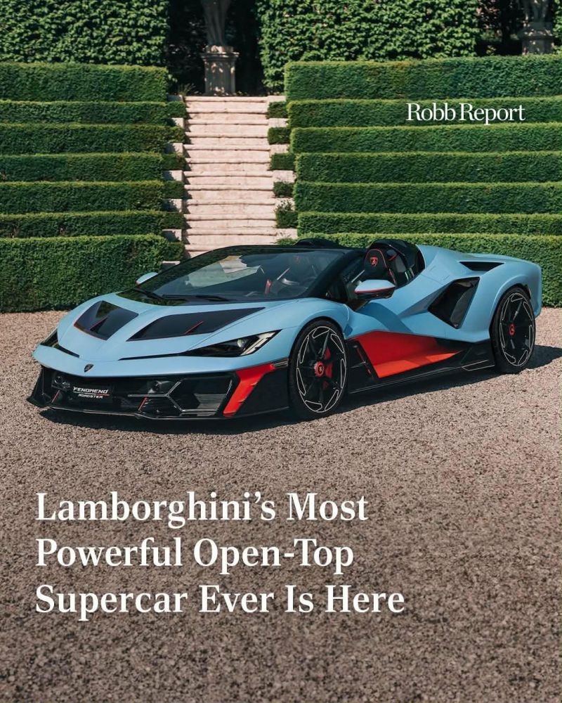 Lamborghini представи Fenomeno Roadster – най-мощният кабриолет на марката