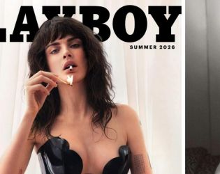 Кара Делевин е първата лесбо корица на Playboy