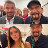 Ники Кънчев се щракна със семейство Бекъм