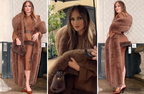 Джей Ло на ревюто на Stella McCartney по време на Седмицата на модата в Париж