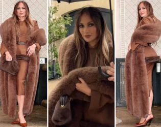 Джей Ло на ревюто на Stella McCartney по време на Седмицата на модата в Париж