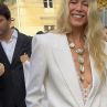 Клаудия Шифър на ревюто на Chloé в Париж