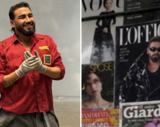 AI корица? Азис се хвали с L’Officiel от Милано