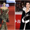 Ким с леопардова рокля, Крис като Елизабет Тейлър на кинофестивала в Рим