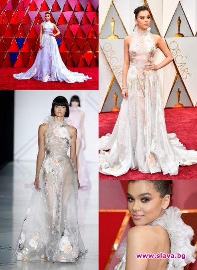 slava.bg : Хейли Стайнфелд с тоалет на Ralph & Russo Haute Couture - твърде натруфен гръб slava.bg : Хейли Стайнфелд с тоалет на Ralph & Russo Haute Couture - твърде натруфен гръб