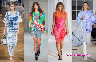 TIE-DYE ефектите превземат гардероба